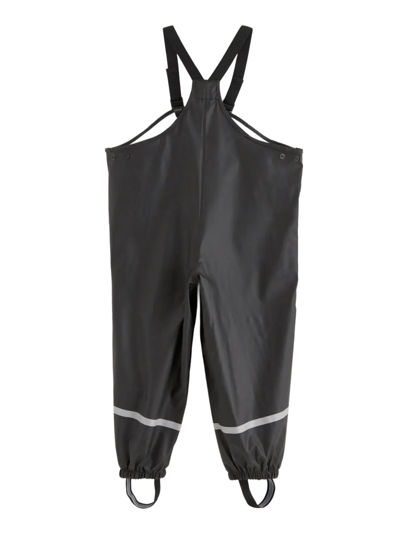 Lindex - Raintrousers uni 80 128 - kurahousut - black - 2