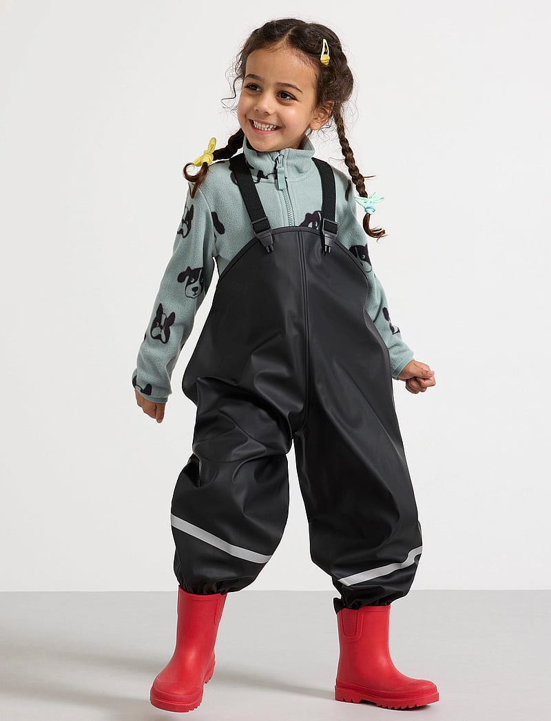 Lindex - Raintrousers uni 80 128 - regenhose - black - 0