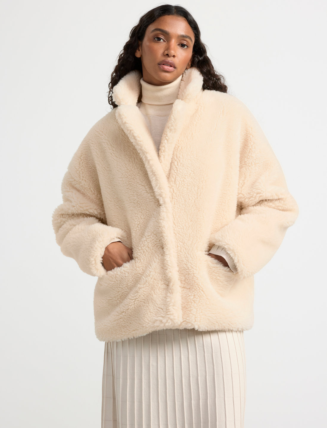 Pile coat on sale