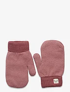 Mitten knitted - DUSTY PINK