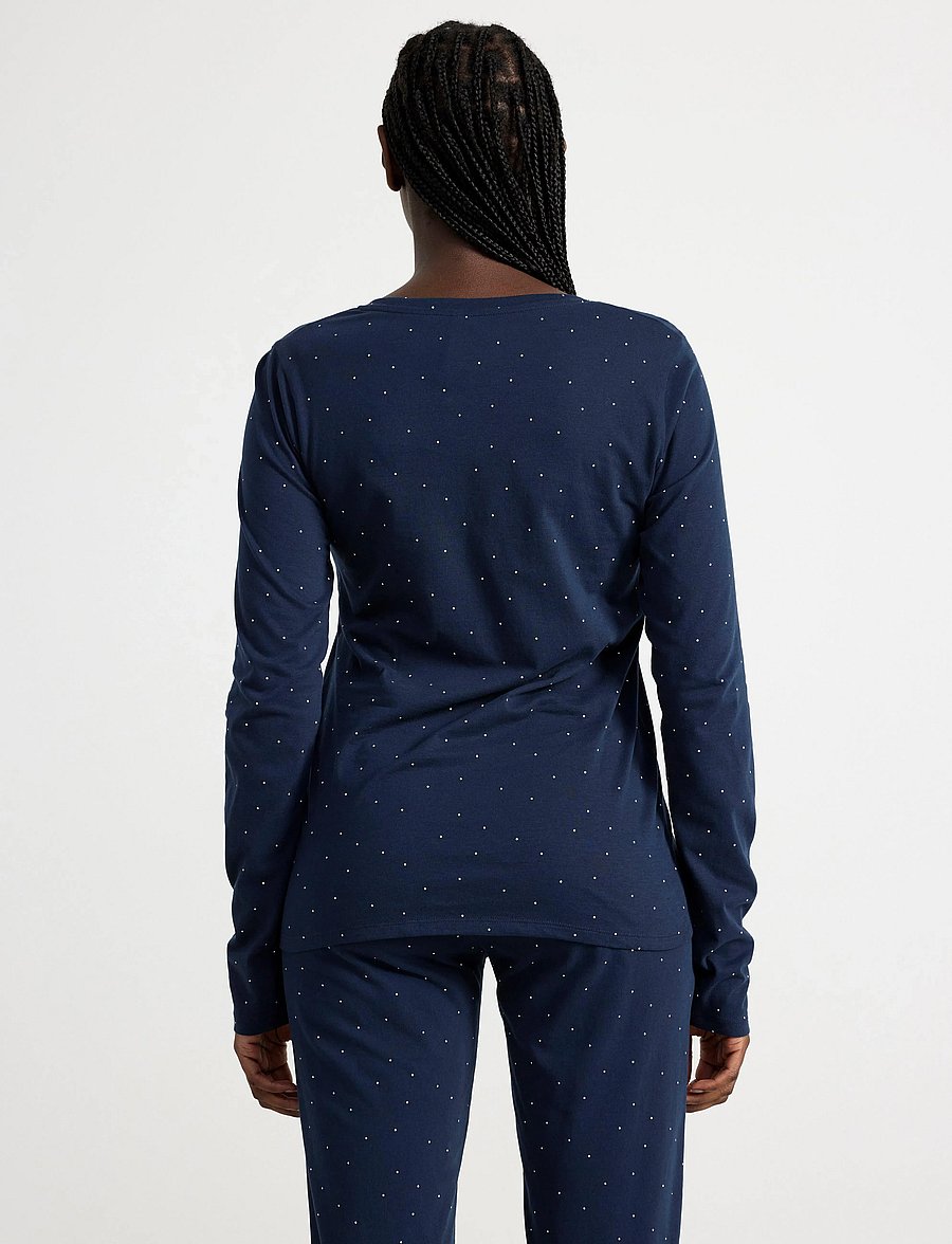 Lindex - Pyjama top - hauts - navy - 3