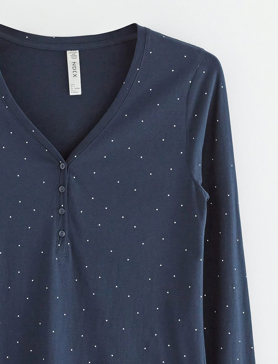 Lindex - Pyjama top - hauts - navy - 5