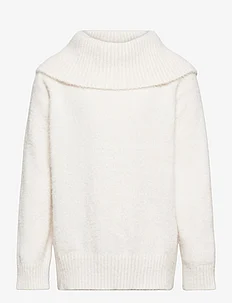 Knitted sweater with big colla, Lindex