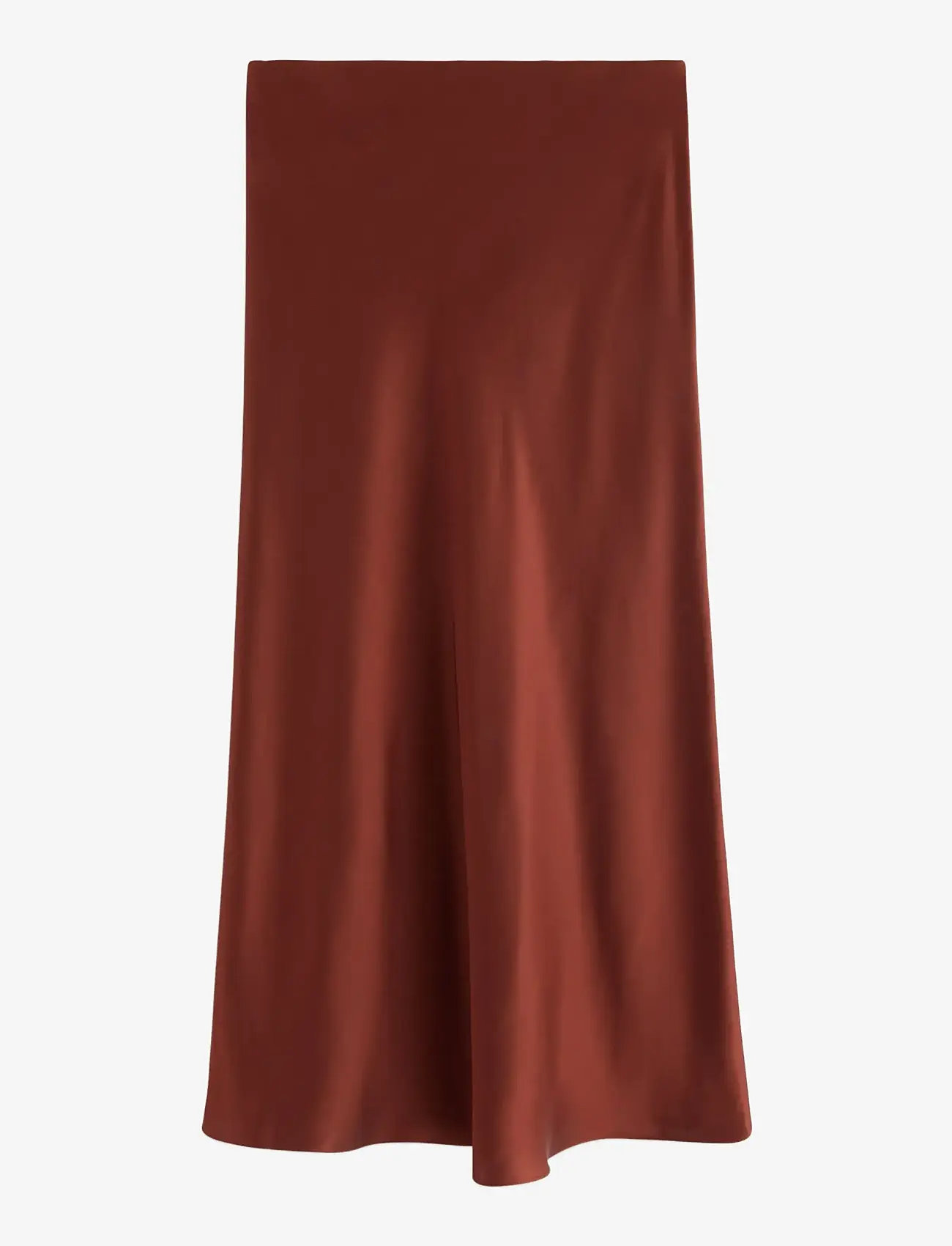 Lindex - Skirt Maria - satinnederdele - dark dusty red - 2