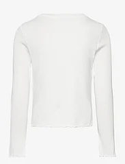 Lindex - Top long sleeve with mesh - langärmelig - off white - 2