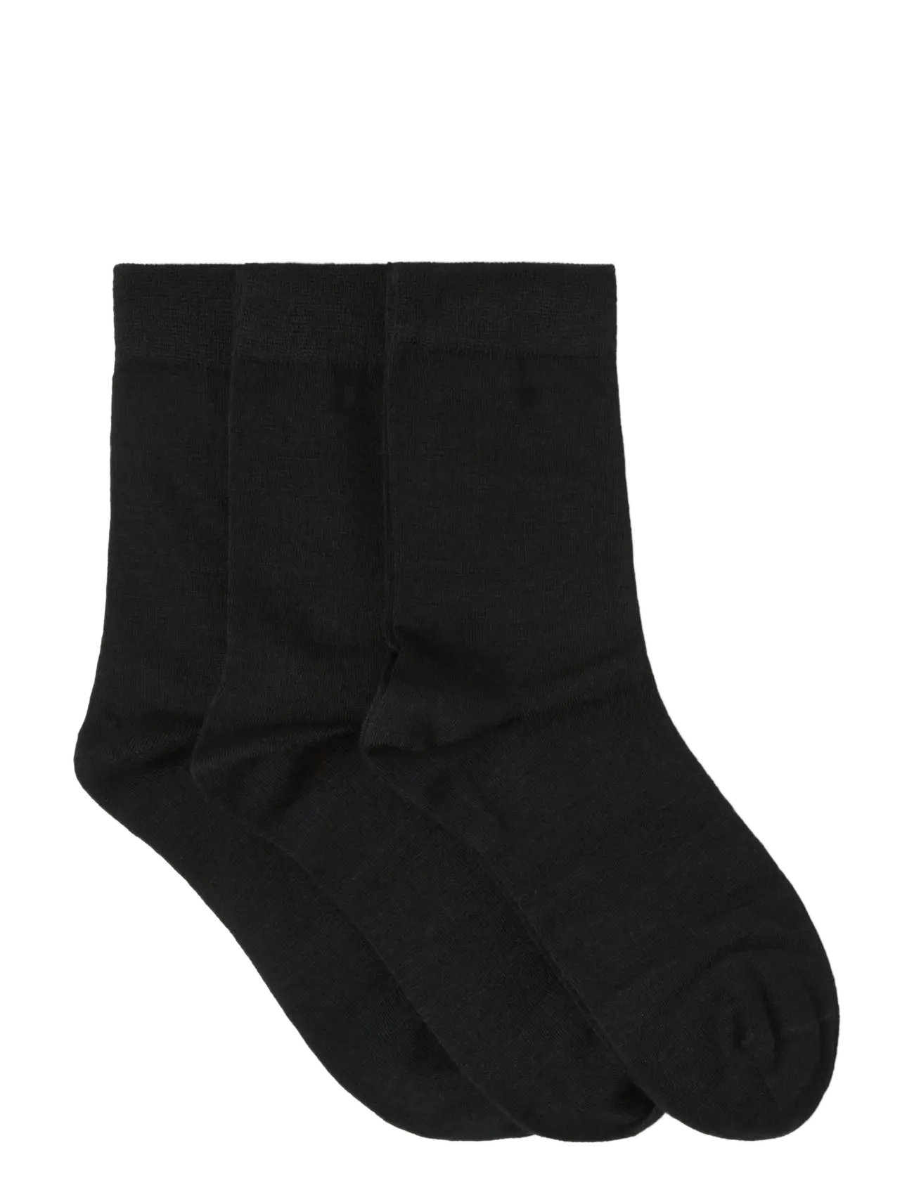 Lindex - 3-pack socks in merino wool blend - regular socks - black - 1