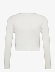 Lindex - Cardigan rib short - cardigans - off white - 2