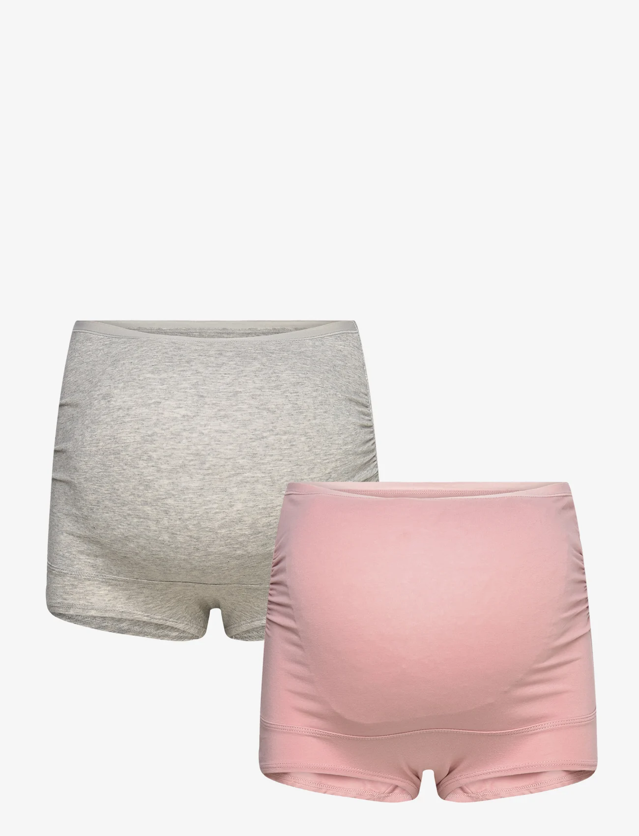 Lindex - Maternity briefs 2 p cotton - majtki - dusty pink - 1