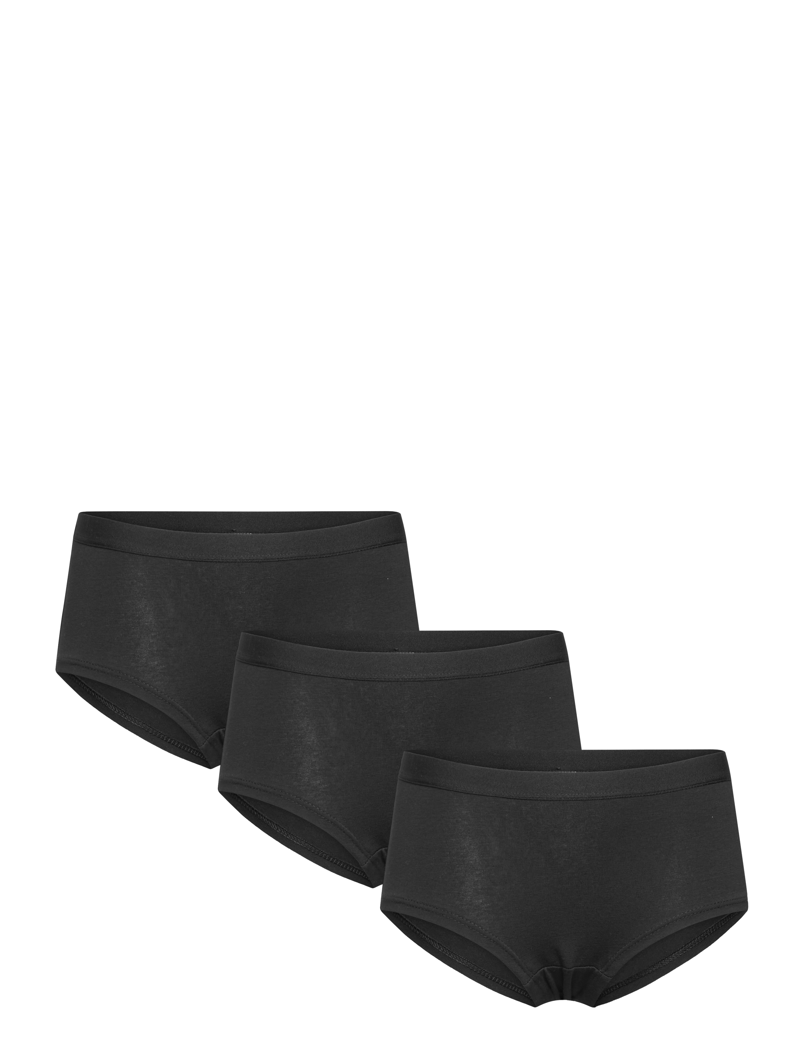 Lindex 3-Pack Briefs, 128, Black, Undertøj > Trusser, Børn