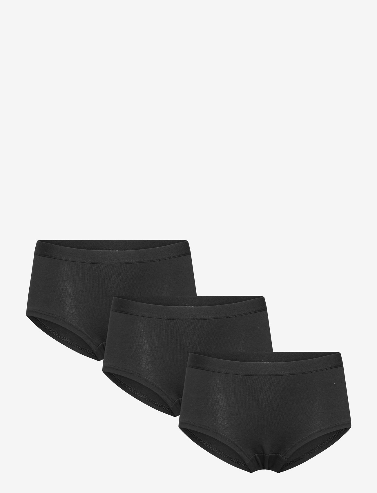 Lindex - Brief Hipster 3 pack solid - püksid - black - 0