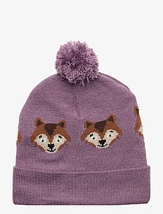 Knitted beanie jaquard animal, Lindex