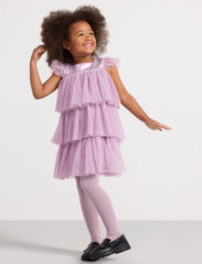 Lindex - Dress mesh flounces baby doll - festklänningar - light lilac - 1