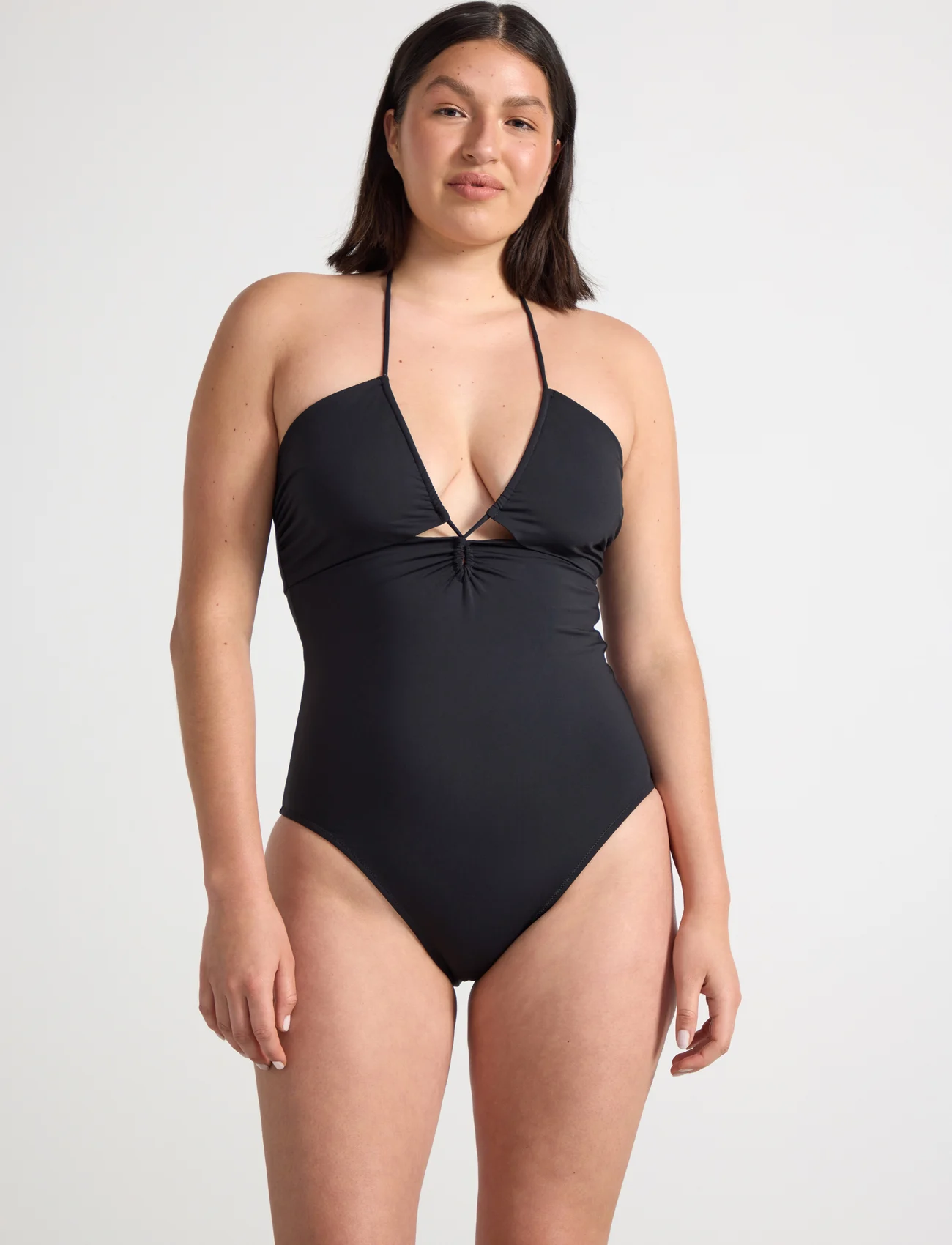 Lindex - Swimsuit Bianca - badeanzüge - black - 0