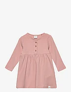 Dress solid waffle - DUSTY PINK