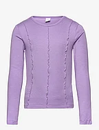 Top with seams - LIGHT DUSTY LILAC