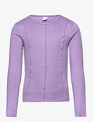 Lindex - Top with seams - langærmede t-shirts - light dusty lilac - 0