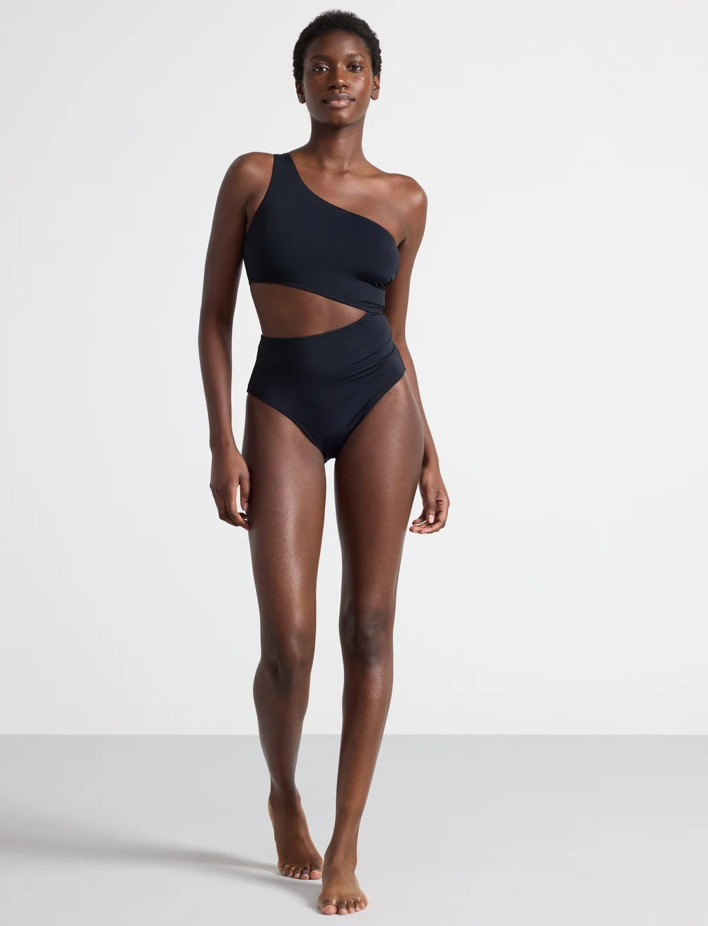 Lindex - Swimsuit Trina - badeanzüge - black - 4