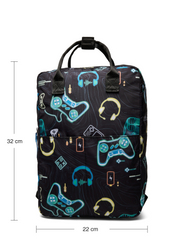 Lindex - Backpack gaming - gode sommertilbud - black - 5
