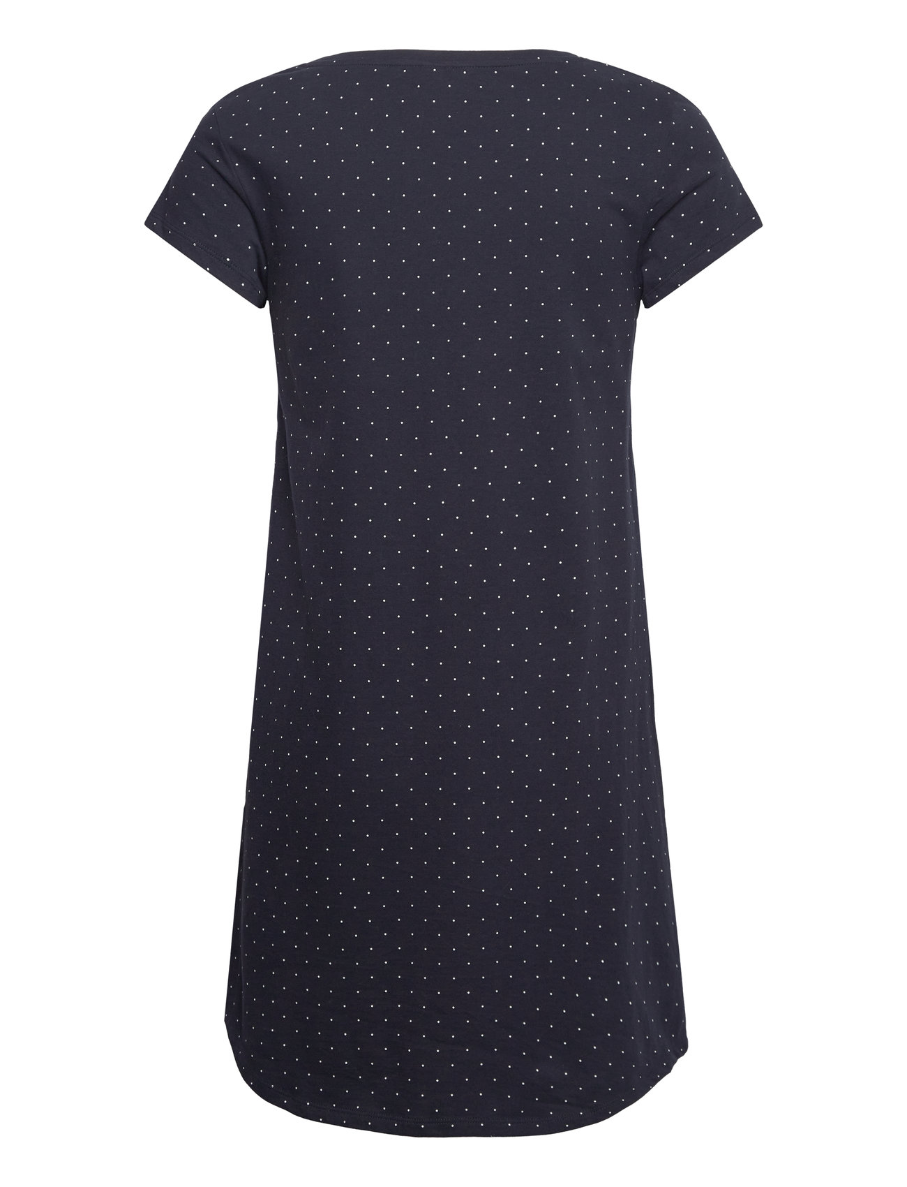 Lindex - Nightdress Big Tee aop dots - natkjoler - dark blue - 1