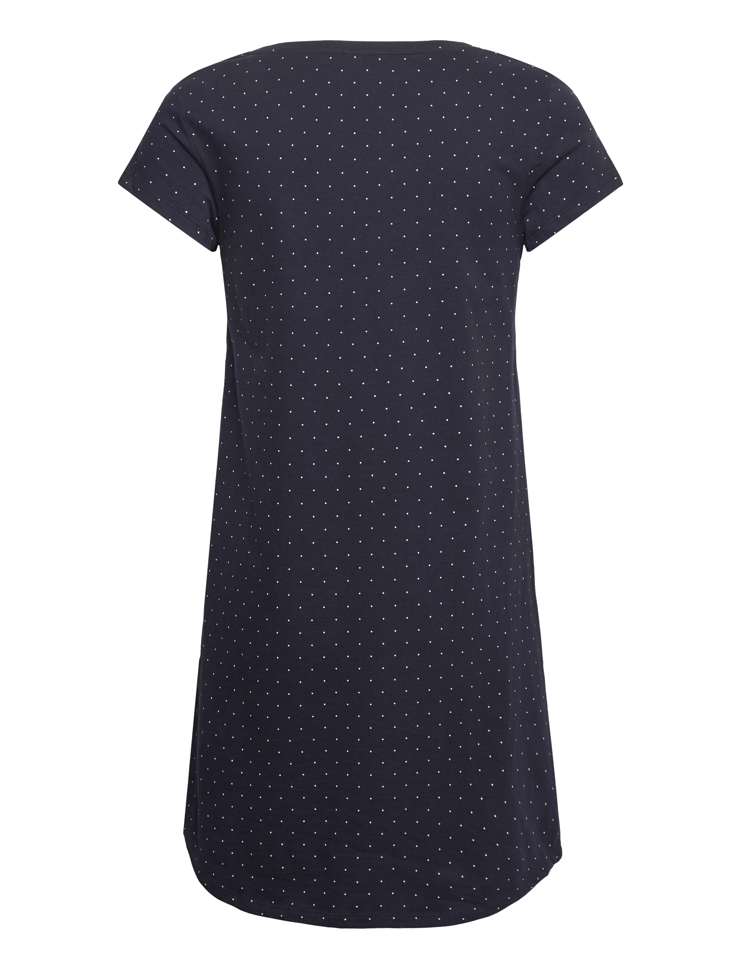 Lindex - Nightdress Big Tee aop dots - Öösärgid - dark blue - 2