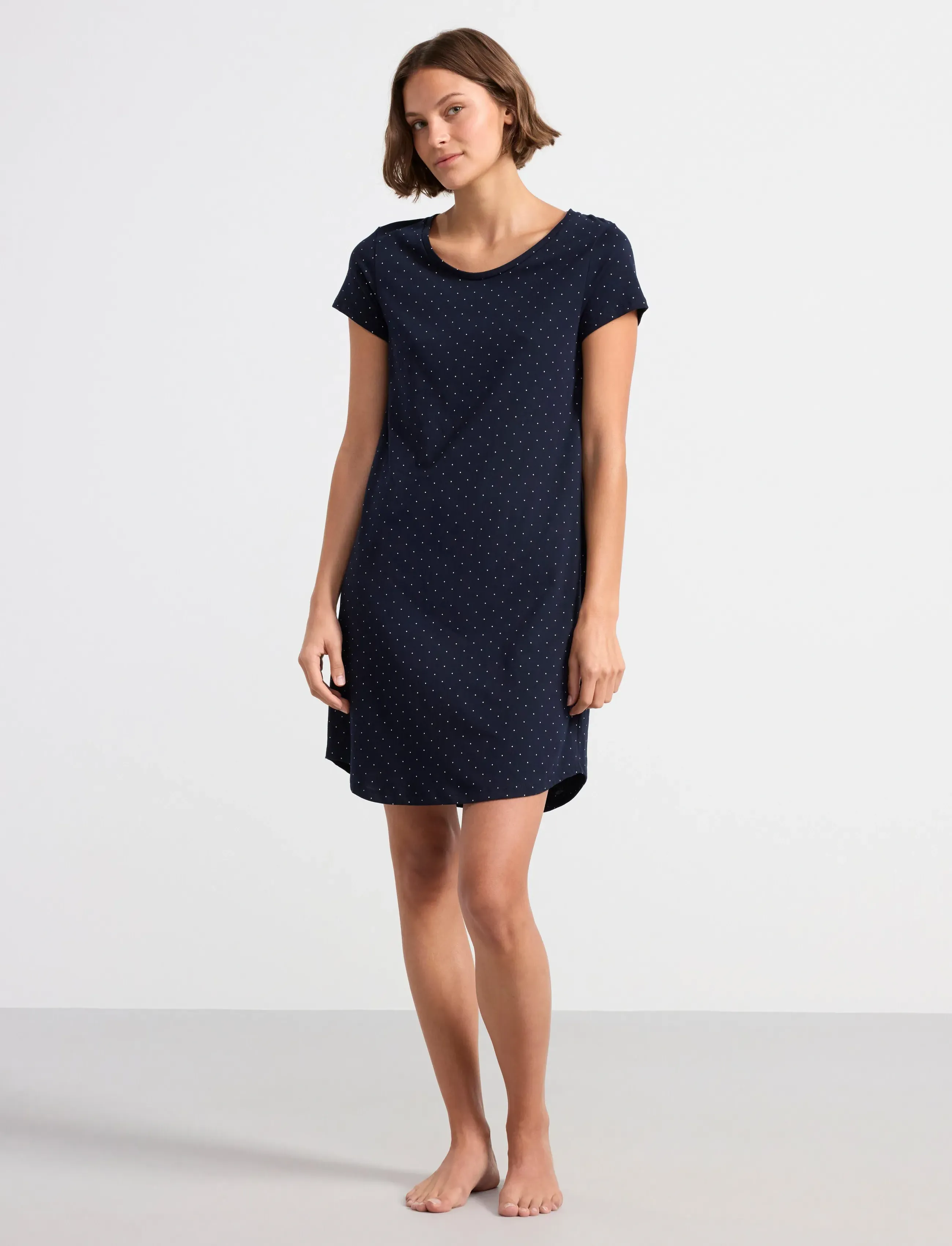 Lindex Nightdress, M, Navy, Nat- Og Loungewear > Natkjoler, Dame