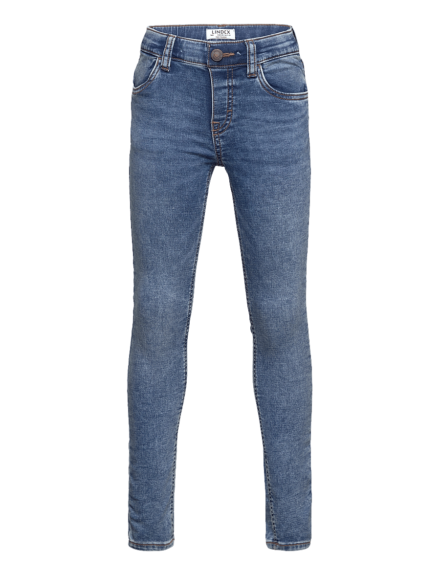 Lindex - Trousers Denim Sam Slim - kitsad teksad - denim - 1