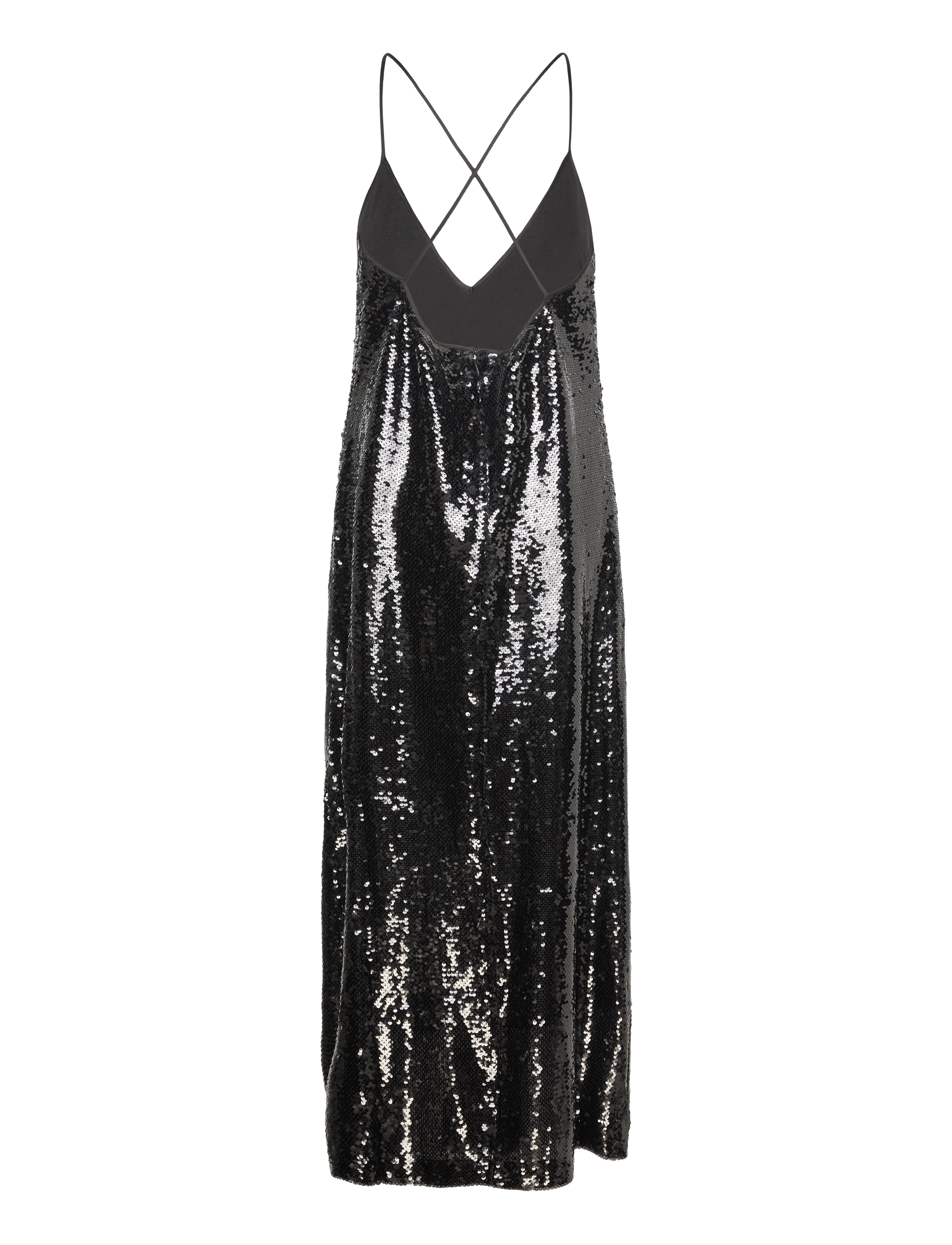Lindex - Dress Sofi Sequin - maxikleider - black - 2