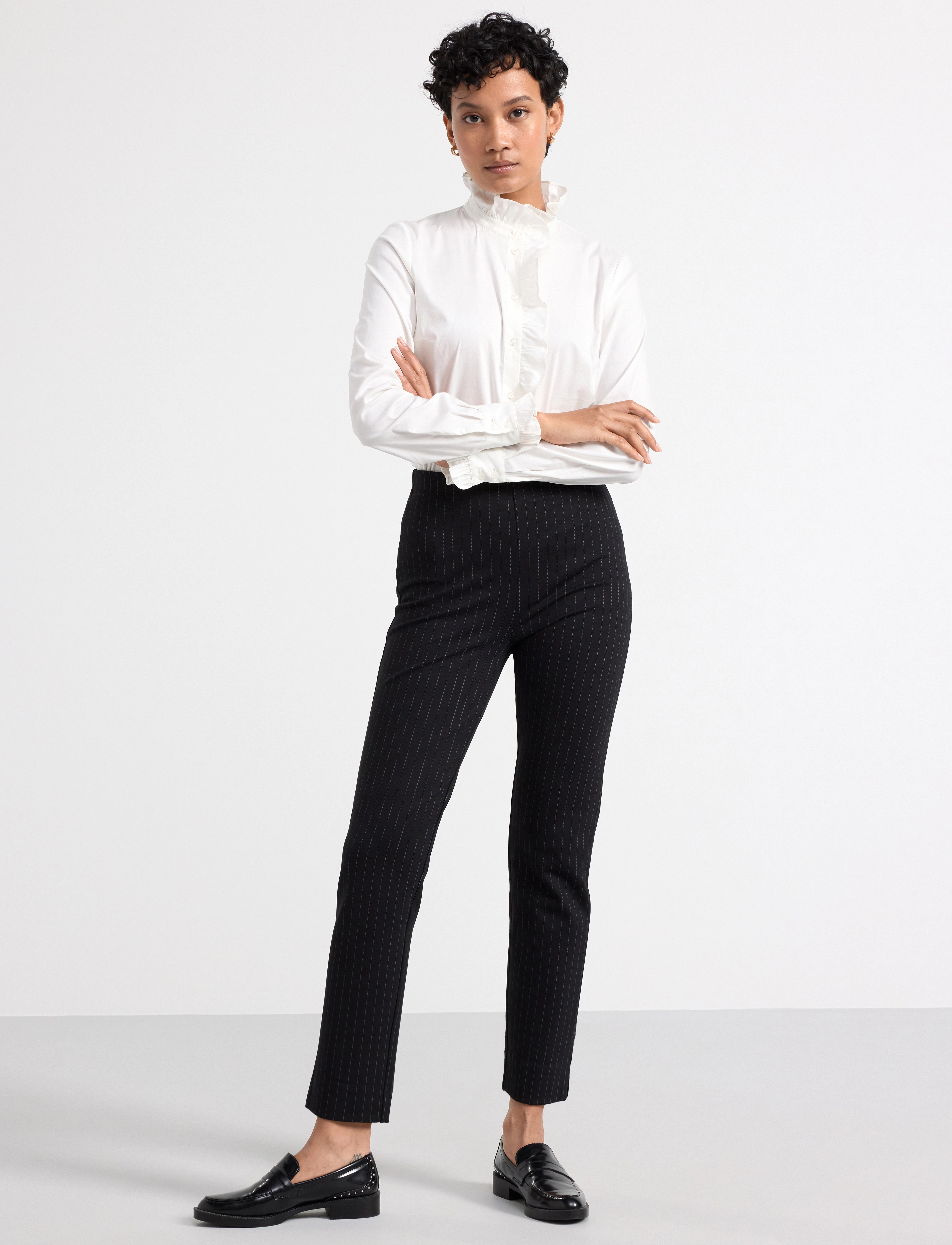 Lindex - Trousers Petra - black - 5