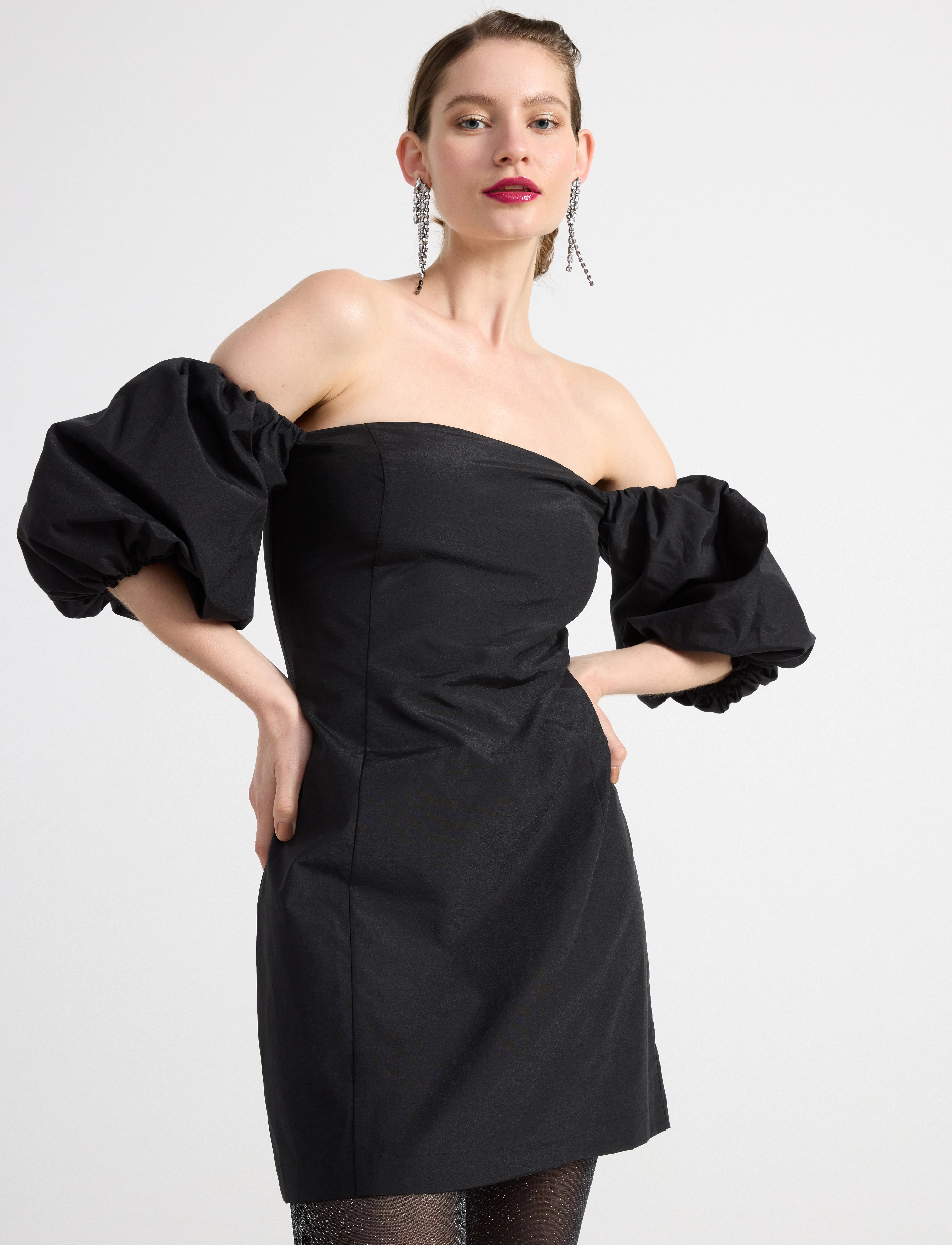 Lindex - Dress Brita - vakarinės suknelės - black - 4