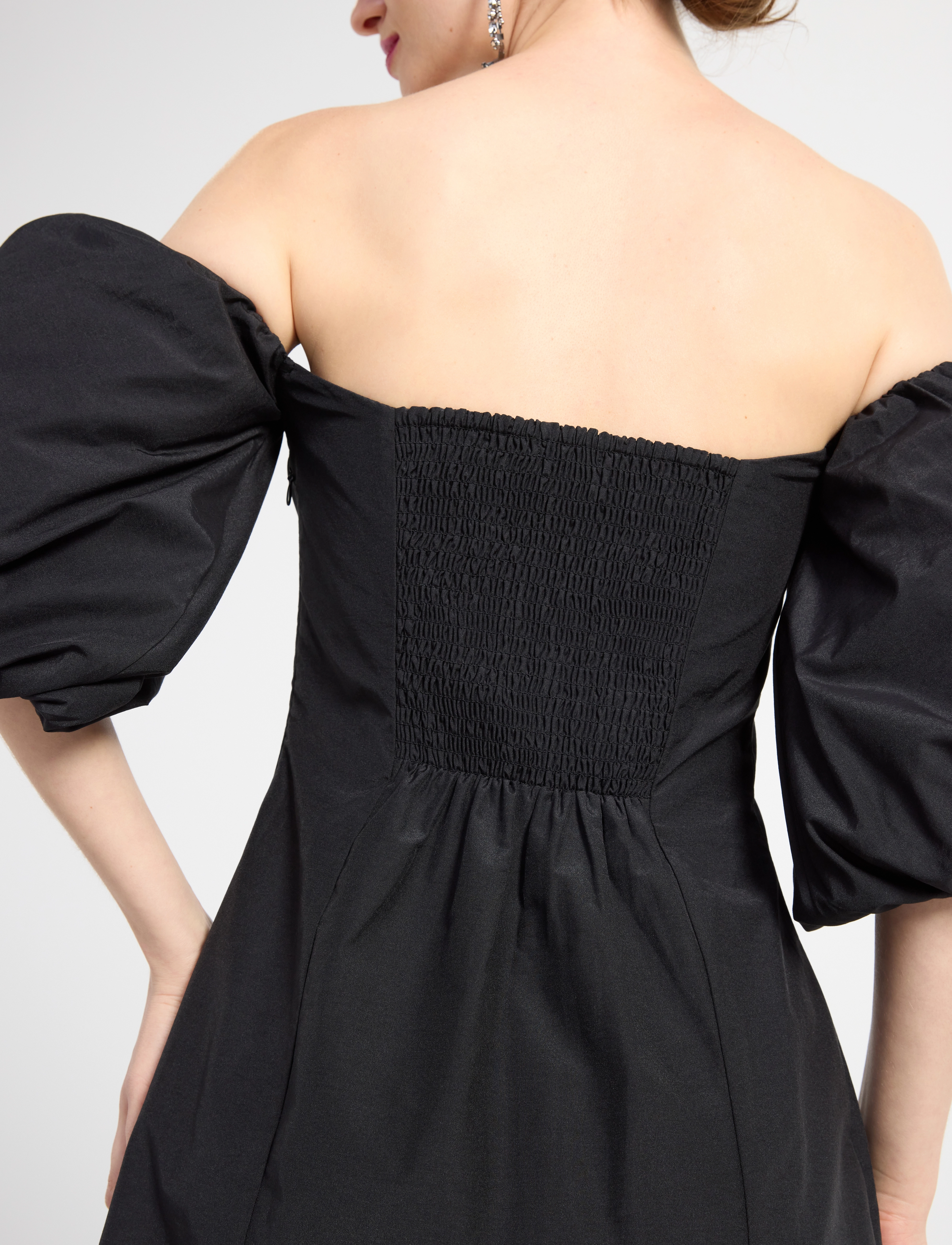 Lindex - Dress Brita - vakarinės suknelės - black - 5