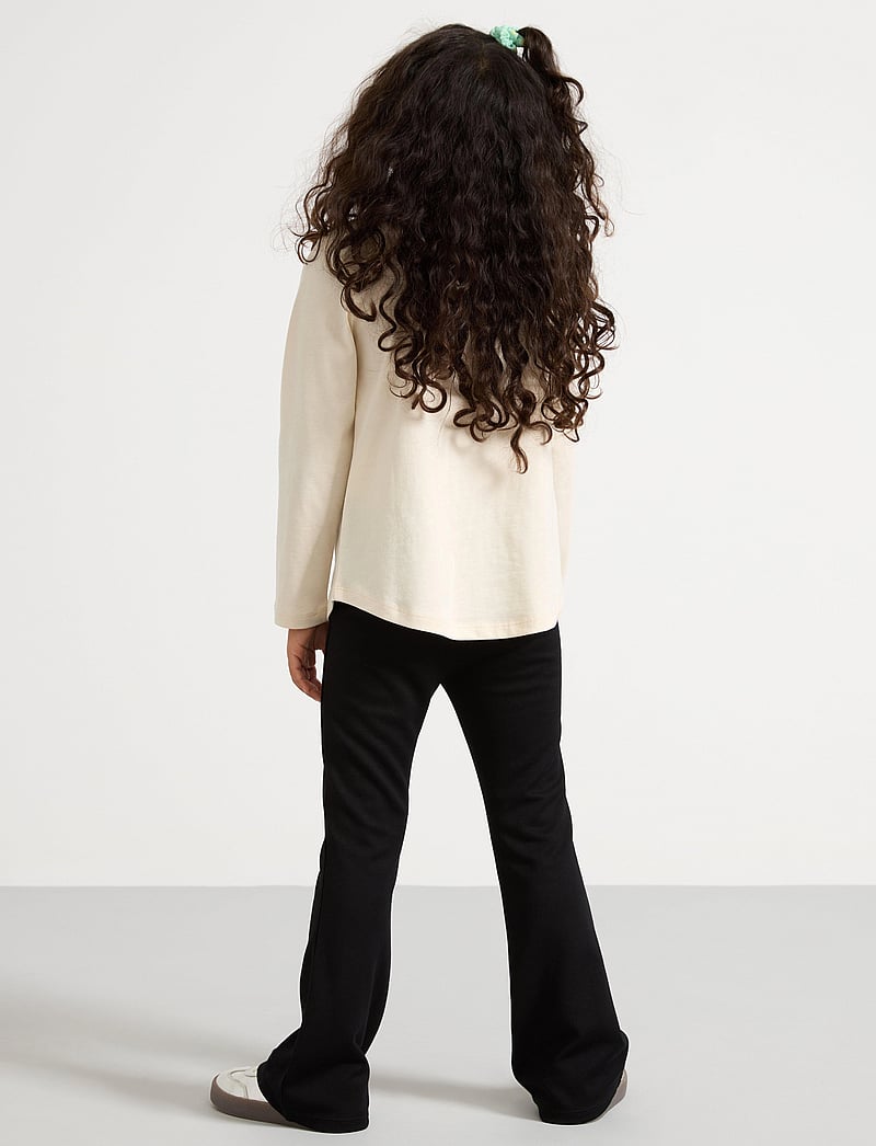 Lindex - Leggings flare Punto quality - retuusid - black - 3