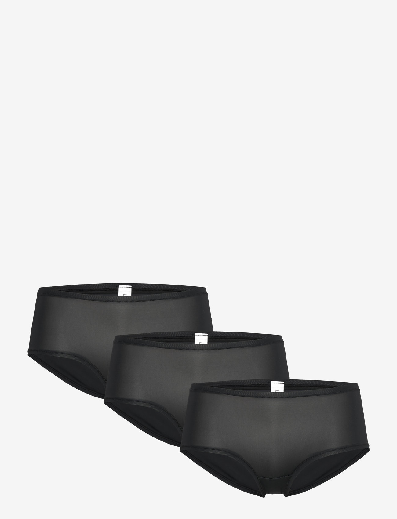 Lindex - Brief Polly Reg Micro 3 pack - black - 0