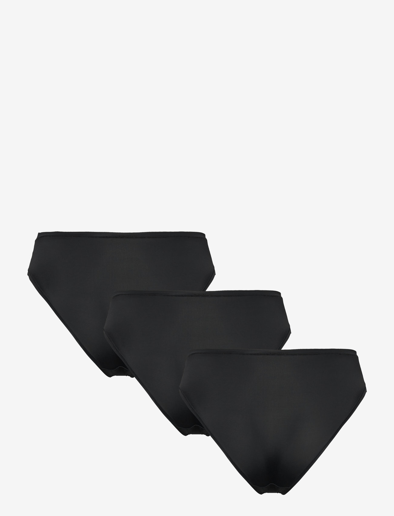 Lindex - Brief Bikini Reg Polly Micro 3 - black - 2