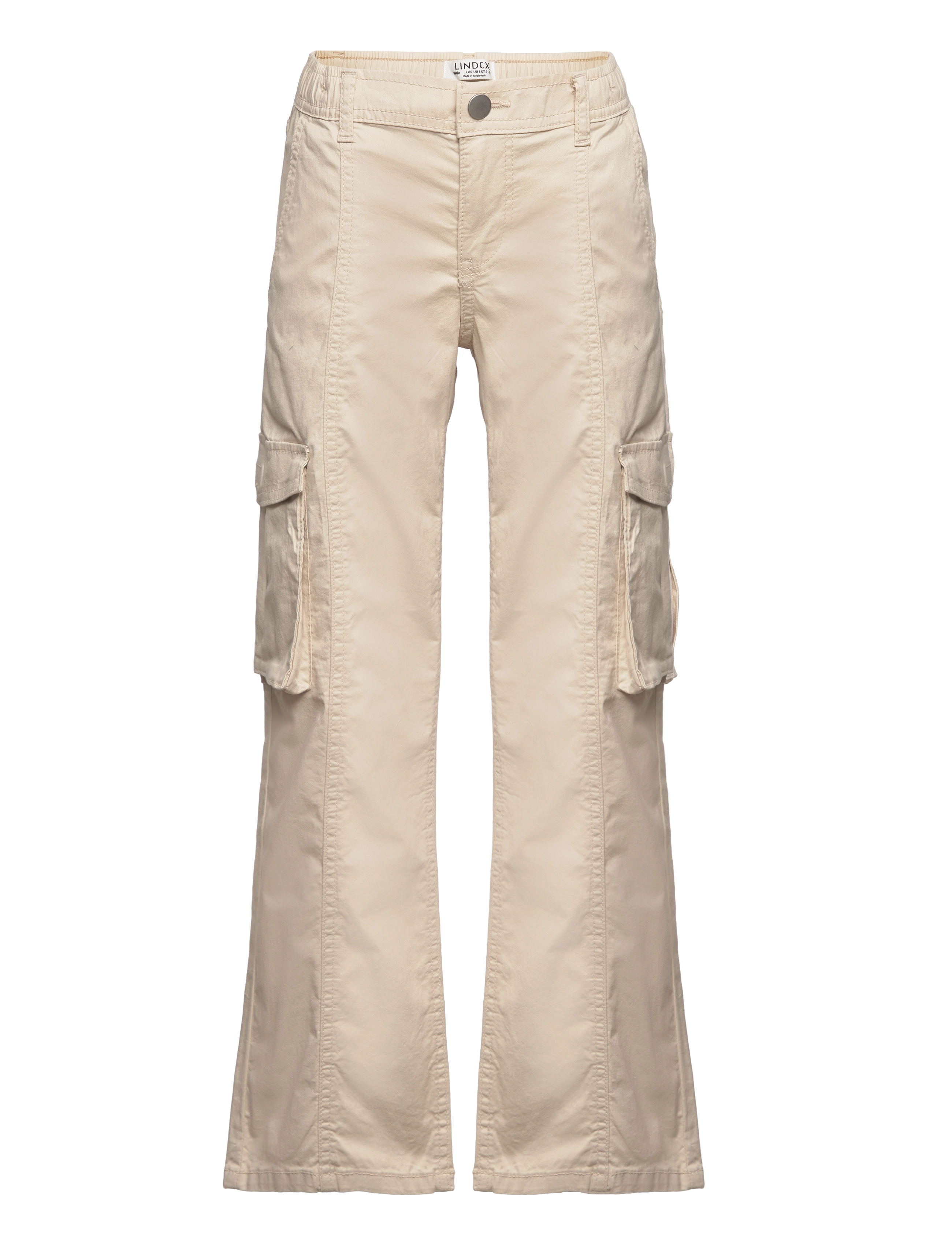 Lindex Trousers Vanja cargo - Cargobukser - LIGHT BEIGE / cream