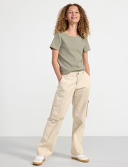 Lindex - Trousers Vanja cargo - mažiausios kainos - light beige - 3