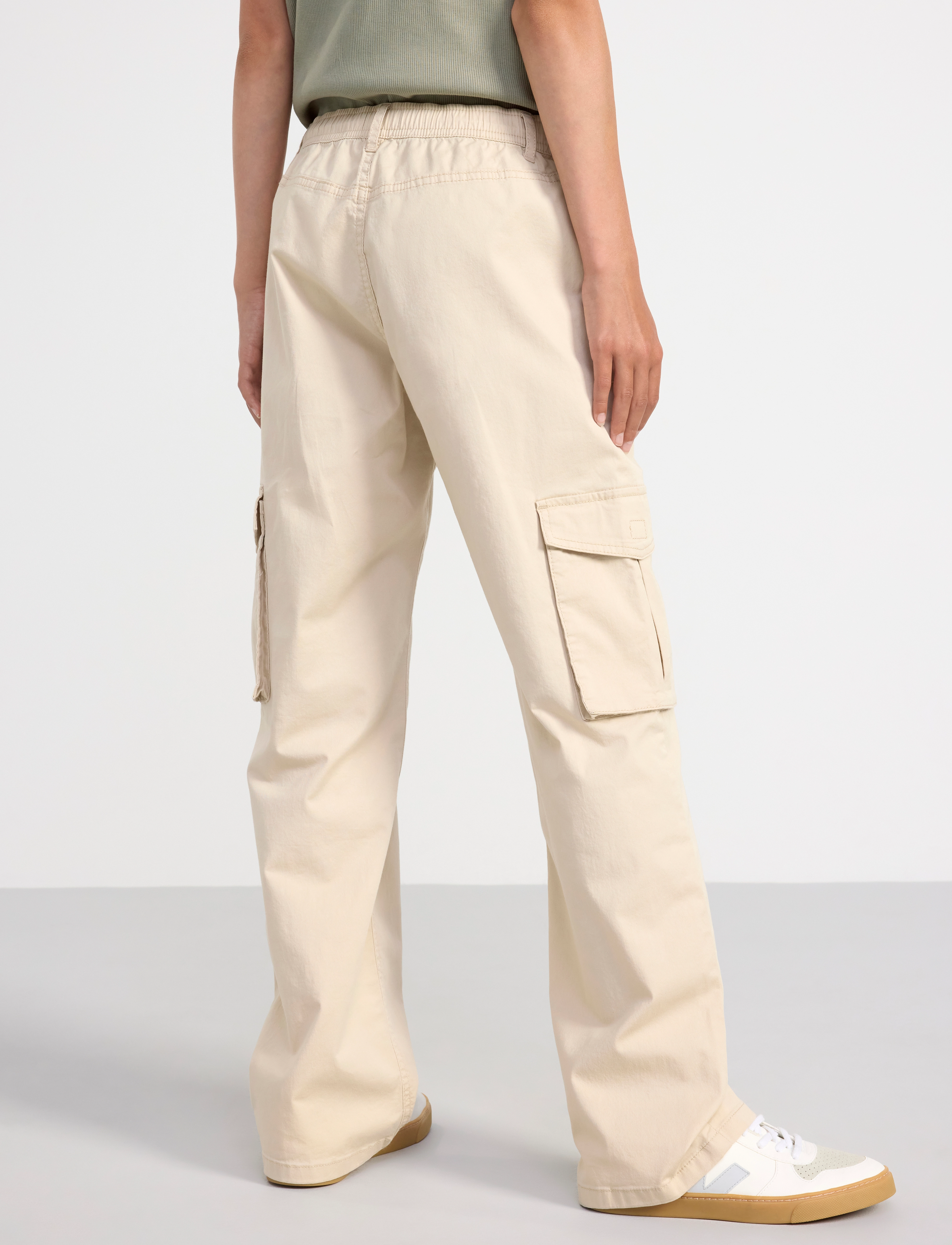 Lindex - Trousers Vanja cargo - die niedrigsten preise - light beige - 4