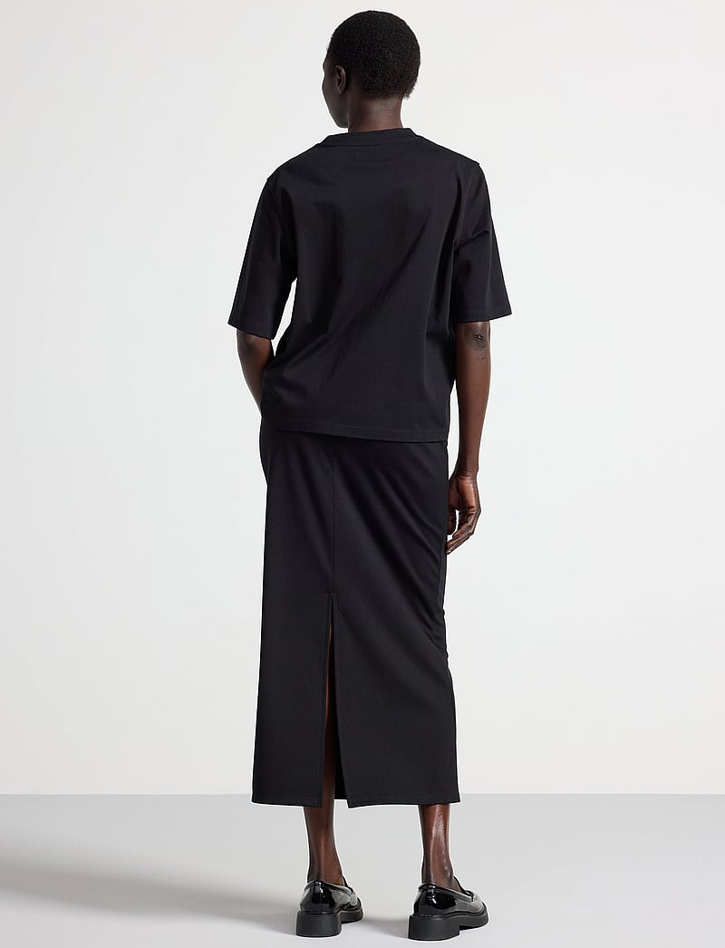 Lindex - Skirt Ariel - midiseelikud - black - 3