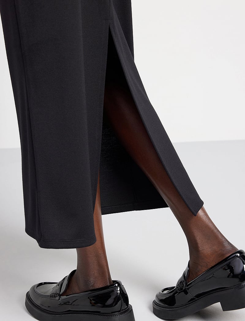 Lindex - Skirt Ariel - midiseelikud - black - 4