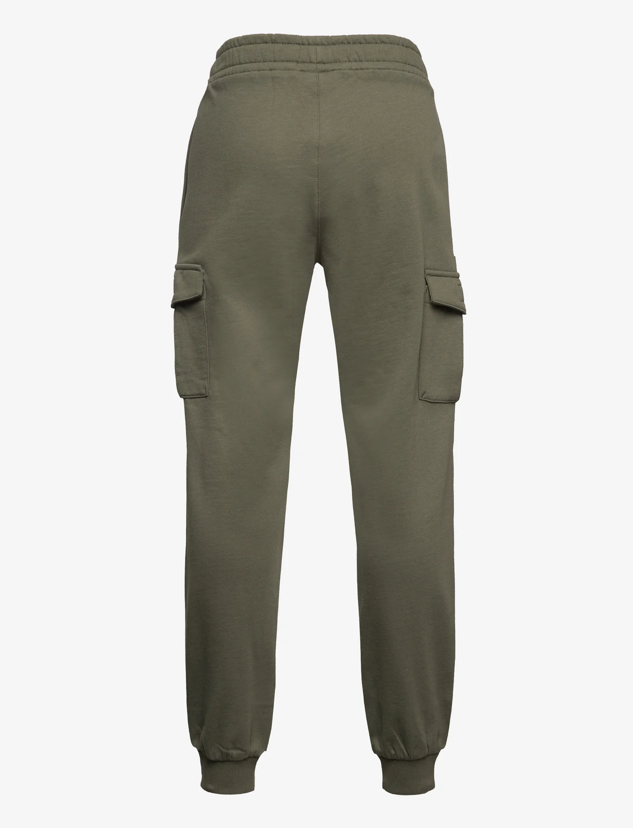 Lindex - Trousers Cargo - mjukisbyxor - dark dusty khaki - 1