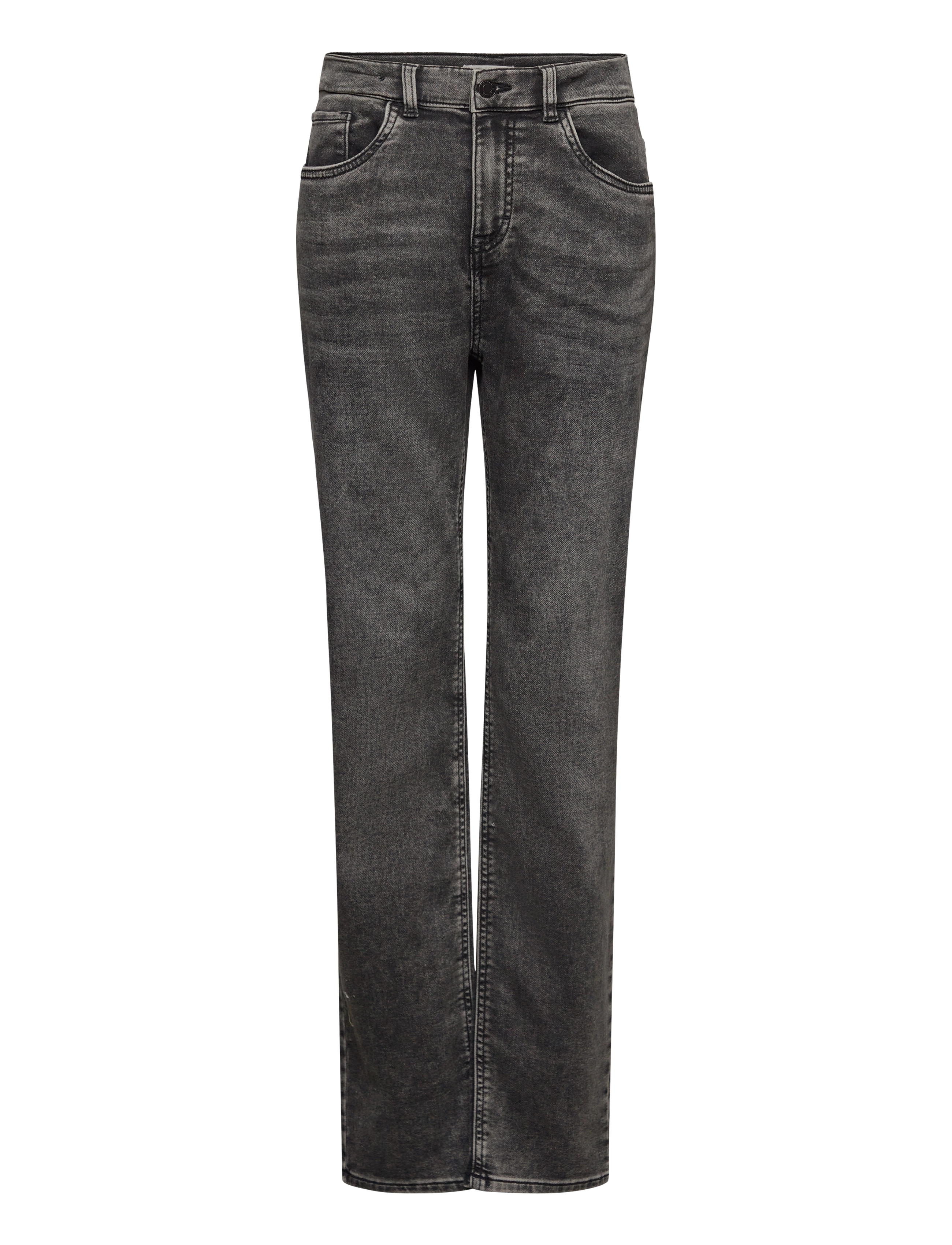 Lindex STAFFAN Straight regular waist super stretch jersey jeans - 4 for 3 - BLACK / black