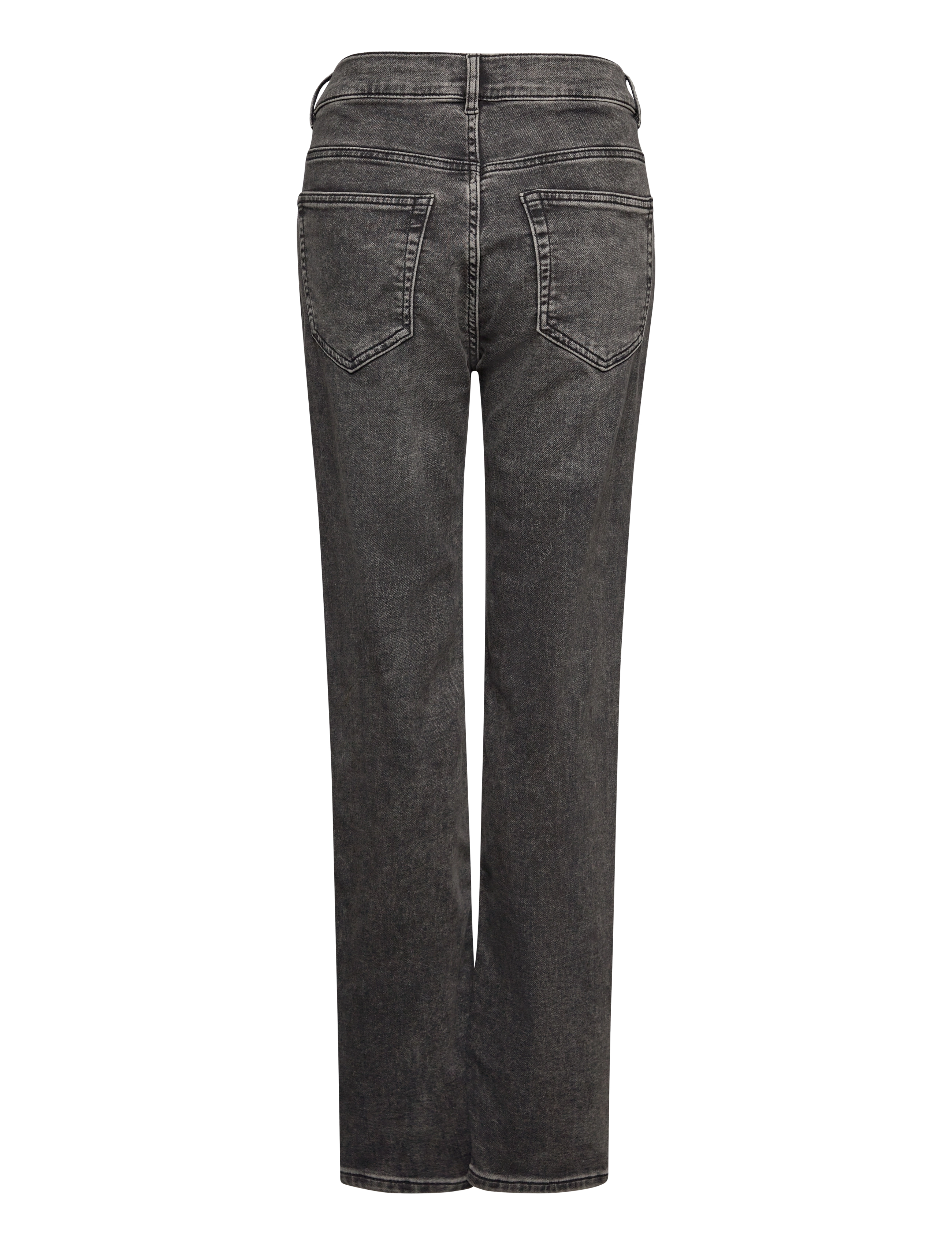 Lindex - STAFFAN Straight regular waist super stretch jersey jeans - tavalised teksad - black - 2