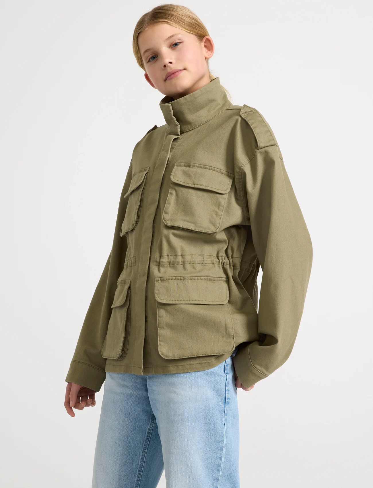 Lindex - Jacket utility - plonos striukės - light dusty khaki - 0