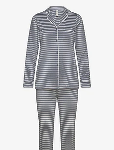 Pyjama jersey piping stripe an, Lindex