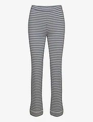 Lindex - Pyjama jersey piping stripe an - pyjamas - dusty blue - 3