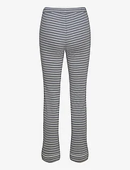 Lindex - Pyjama jersey piping stripe an - pyjamas - dusty blue - 4
