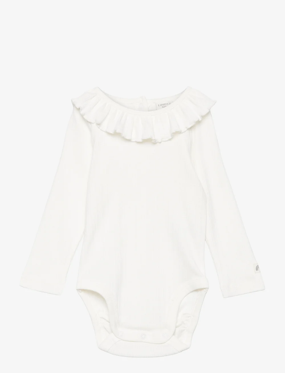 Lindex - Body drop needle collar - long-sleeved bodies - light dusty white - 0