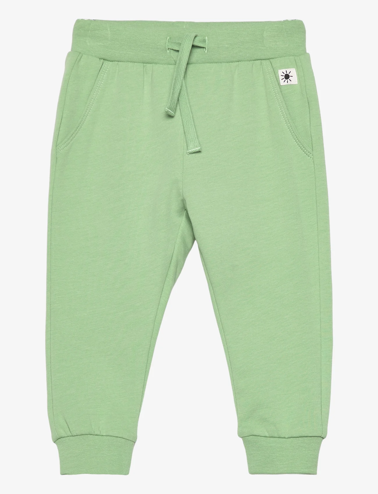 Lindex - Sweatpants solid - laveste priser - green - 0