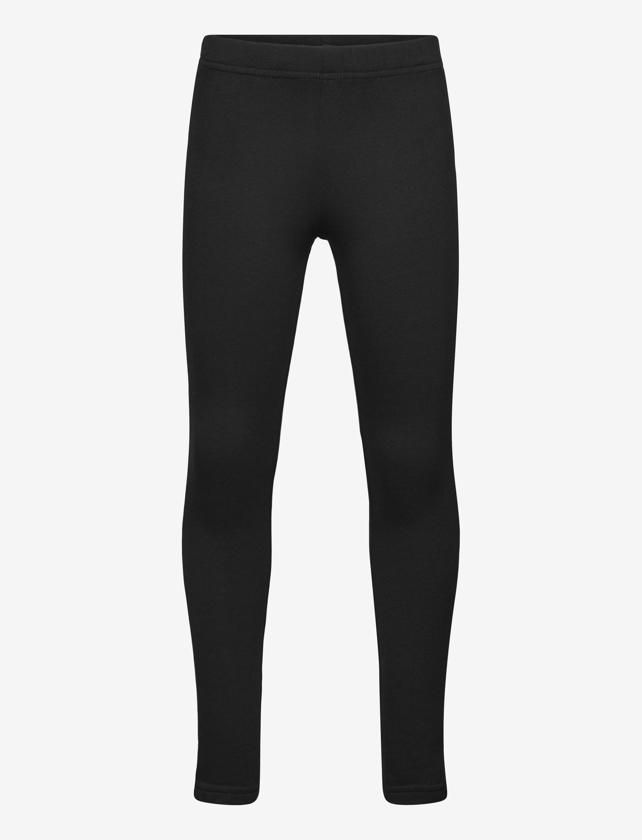Lindex - Leggings brushed inside black - leggings - black - 0