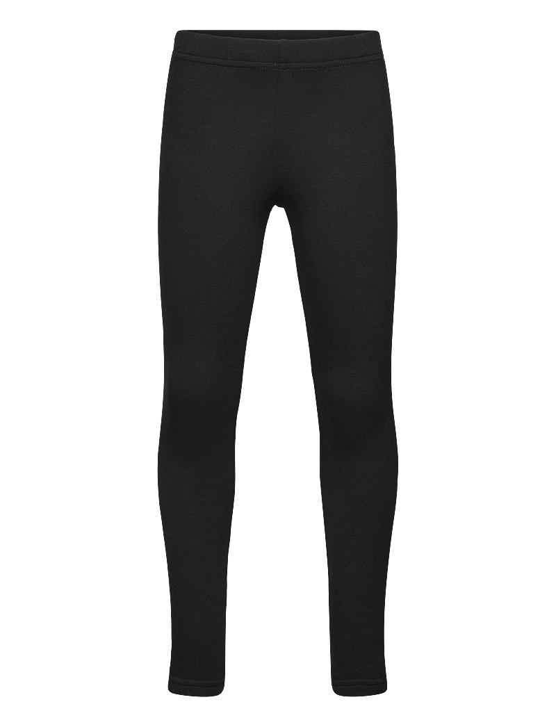 Lindex - Leggings brushed inside black - leggings - black - 0