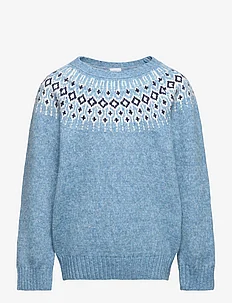 Sweater Knitted fairisle, Lindex